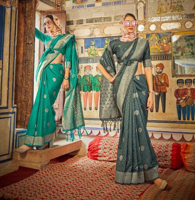 Rajpath Alberry Sattin Heavy Wedding Wear Fancy Weaving Saree Collection